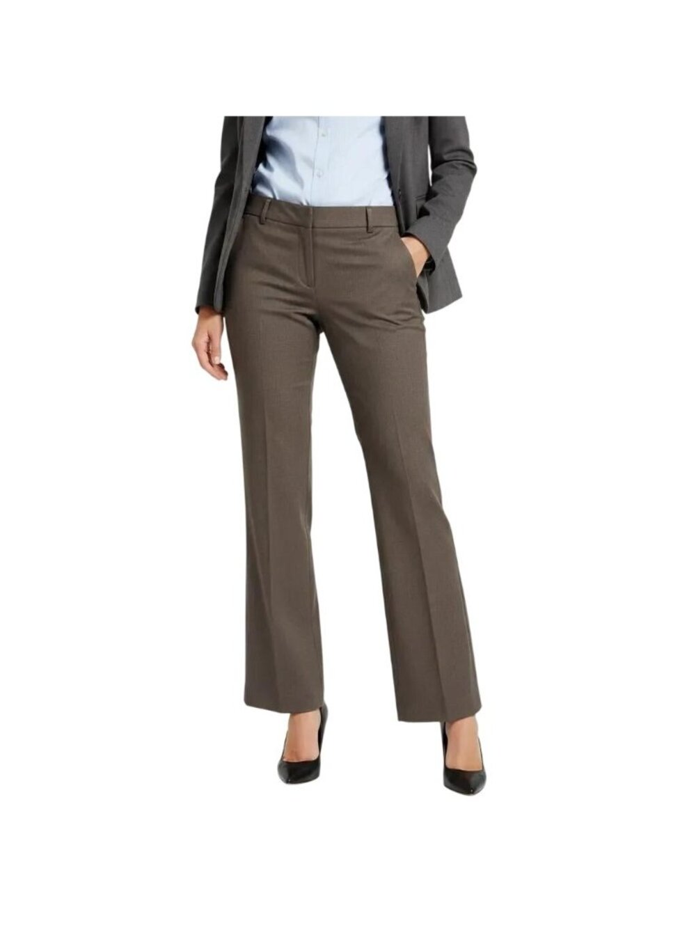Banana Republic The Martin Fit Women's Stretch Lined Flare Dress Pants Size 8